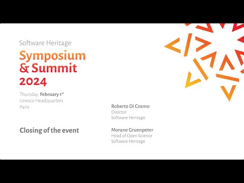 Symposium 2024 - Closing of the event
