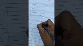 Square root sum #enjoy #maths #education #mathstricks #learnandgrow #mathsexam #schooltest #maths
