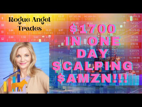 $1700 SCALPING $AMZN IN ONE DAY!  MARKET STILL IN UPTREND! $SPY $NDX $AMZN $TSLA $IWM