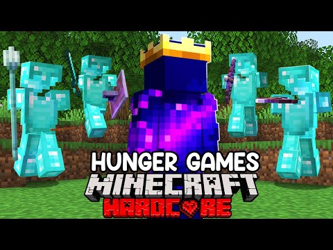 100 Players Simulate Hunger Games in Minecraft!