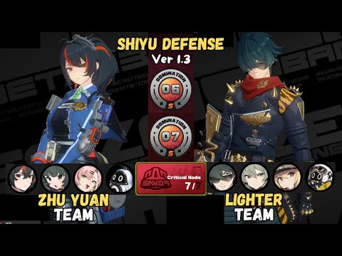 Zhu Yuan Lighter Shiyu Defense Stage 6 - 7 | Zenless Zone Zero v1.3