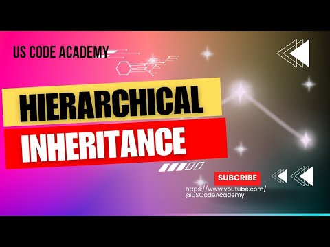 Hierarchical inheritance in C++