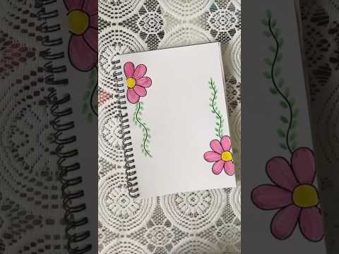Front Page Design School Project Journal #assignment #frontpagedesign #borderpattern #shorts #short