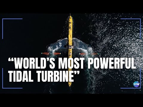 The Orbital O2 2 MW is an innovative floating tidal turbine platform