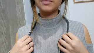 ASMR-Annual Physical Exam Medical RP (Personal Attention, Light Triggers, Typing sounds & More)