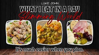 What I Eat in a Day trying to lose weight following Slimming World | #slimmingworld