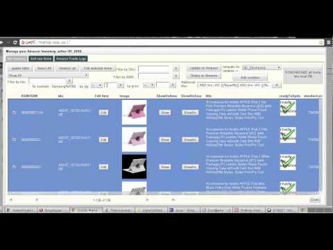 use fitlers edit settings and update on amazon