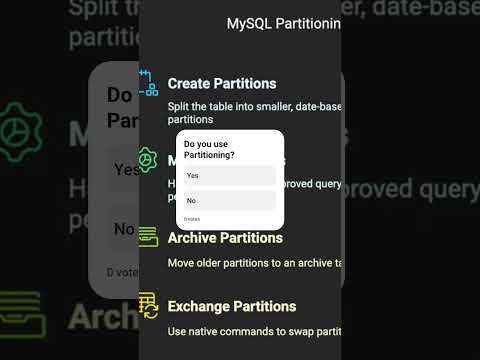MySQL Partitioning and Archiving #podcast #mysqltutorials