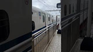 N700 Shinkansen arriving at Shin-Osaka #japan #shinkansen #N700 #bullettrain #osaka