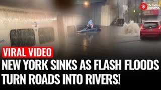 New York Underwater: City Paralyzed as Flash Floods Unleash Chaos! | NYC Rains | New York Floods |