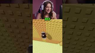 She almost did that IMPOSSIBLE JUMP in ROBLOX.. 😱 #roblox #robloxshorts #robloxmemes
