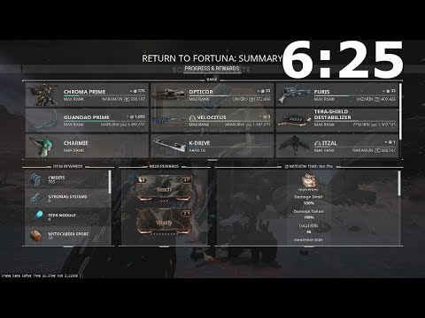 Warframe | 7 Minute Solo Profit-Taker - Opticor is nice I guess..