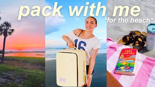 pack with me for the beach!! 🌊