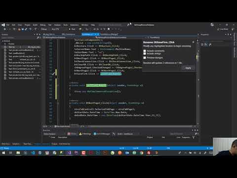 MVVM Database operations using c#