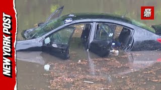 Downpour in Queens, NY floods expressway, leaves drivers STRANDED