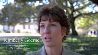 Apply to UNCW Graduate School