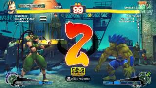 SF AE 2012 - Ibuki (Ibukaholic) vs. Oni, Blanka and Vega