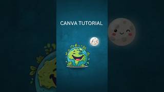 #canvaart #canvatutorial #canvatips #canvadesign #shorts #earth&moon #trending #earth🌍 #moon🌕