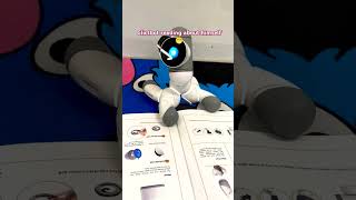 Clicbot reading about himself  #aibirobot #robotemo #petbot #clicbot #clicbotrobot #petrobot #robot