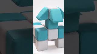From abstract to animals, any shape is possible with Magnet Blox! #activeplay #playtimefun