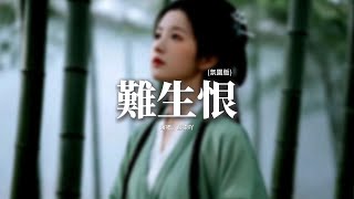 藤柒吖 - 難生恨 (氛圍版)『我無名份我不多嗔，我與你難生恨，叩我心門喚我名溫吞。』【動態歌詞MV】