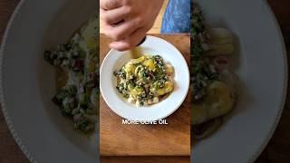 Burnt aubergines, tahini, chickpeas & salsa #foodyouwanttoeat