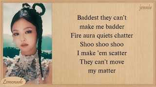 JENNIE ZEN Lyrics