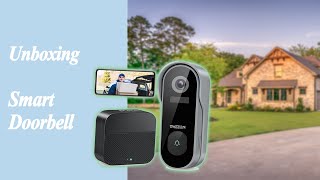 Unboxing TMEZON Wireless 1080P HD WiFi Video Doorbell Camera — Customer Review