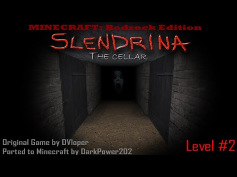 Minecraft PE{Slendrina-The-Cellar/Level#2}Horror Map | Full Map