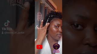 Wash N Go Edges..... #washngo #Triniyoutuber