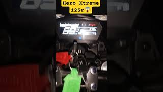 Power of hero Xtreme 125r 😱ll top speed test 4rth gear ⚙️#shortsfeed #shorts #viral #vlog #youtube
