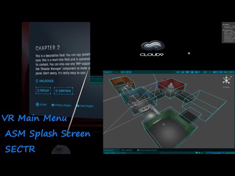 Dev Log #20 - VR Main Menu - ASM Splash Screen - SECTR