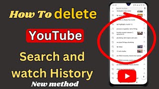 how to delete youtube search and watch history | how to delete search history on youtube | youtube