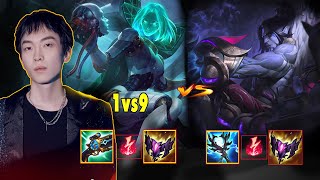 LeBlanc 1v9... Teammates Threw Anyway