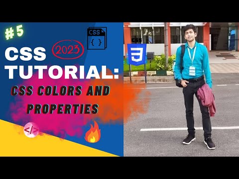 CSS TUTORIAL 2024 : COLORS IN CSS 🔥| BACKGROUND-COLOR CSS3 | # 5