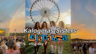KALOGERAS SISTERS LOLLAPALOOZA DAY 1 🌇✨ | SNAP VLOG