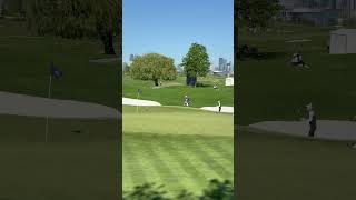 Nelly Korda in LPGA MIZUHO AMERICAS OPEN 2025 3Round outstanding banker shot；Thanks God! Enjoy life.