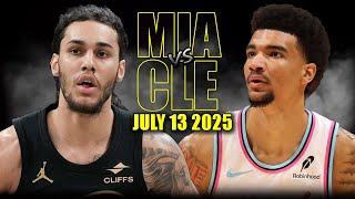 Cleveland Cavaliers vs Miami Heat Full Game Highlights - July 13, 2025 | NBA Summer League