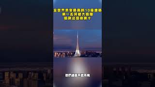 全世界未来最高的10座建筑，第一名突破大气层，哈利法塔排第十。#視界旅行號#知識#排名#全球#感觀世界#冷知識#國家#世界排名#top#危险