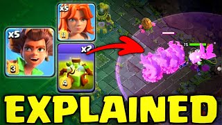 EXPLAINED | RC walk Root Rider with Rage gem + double Og spell attack in th17 | coc