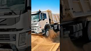 M2 Bradley tank pulls Volvo FMX
