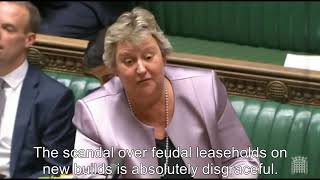 Leasehold Scandal - Maria Eagle MP - Question to Housing Minister - DHCLG - 31/04/18
