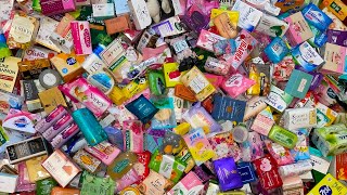 Opening 300 Soaps ASMR Unboxing 💕 Unpacking Unwrapping Soap Bars 🥳 Around the world 🌎 Relaxing Long