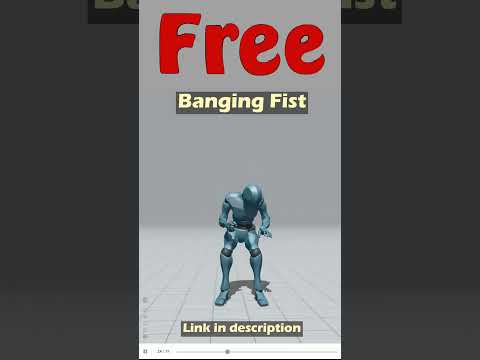 Banging Fist. Free Mixamo animation for Daz Studio's Genesis 9