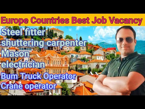 Europe Countries Jobs Vacancy || Europe Countries jane ke liye best Job vacancy || Europe job