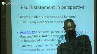 LEADERSHIP 101 - 4PM CLASS 1