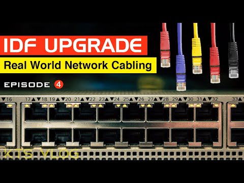 Network Cabling from IDF to Access Points | RJ45 Crimping and Punch Down | KTS Vlog Episode 4