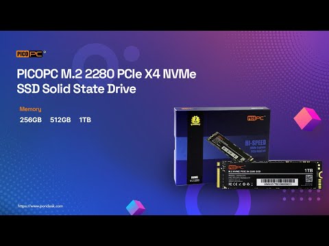 PICO PC® M.2 2280 PCIe X4 NVMe SSD Solid State Drive up to 2TB