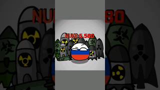 Countries with nuclear weapons..🚀#youtubeshorts #countryballs #usa #russia