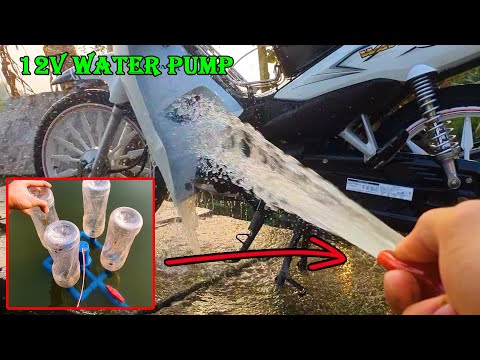 DIY 12v Car Washer, With Booster From Old Plastic Bottle Strong Water Force